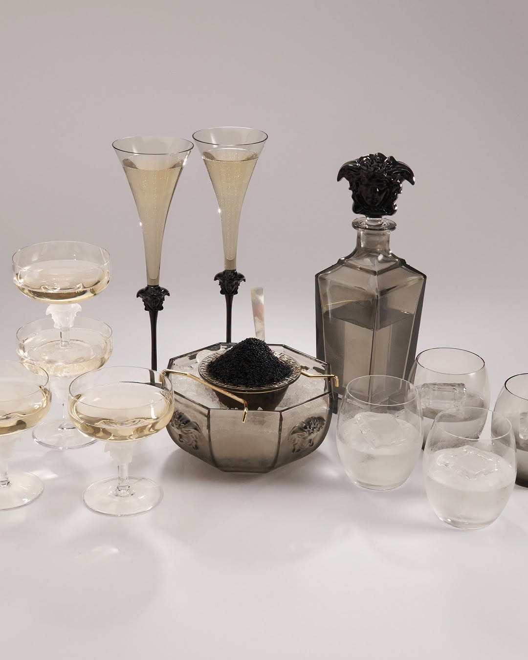 Versace, Medusa lumiere, Set of 2 highball glasses