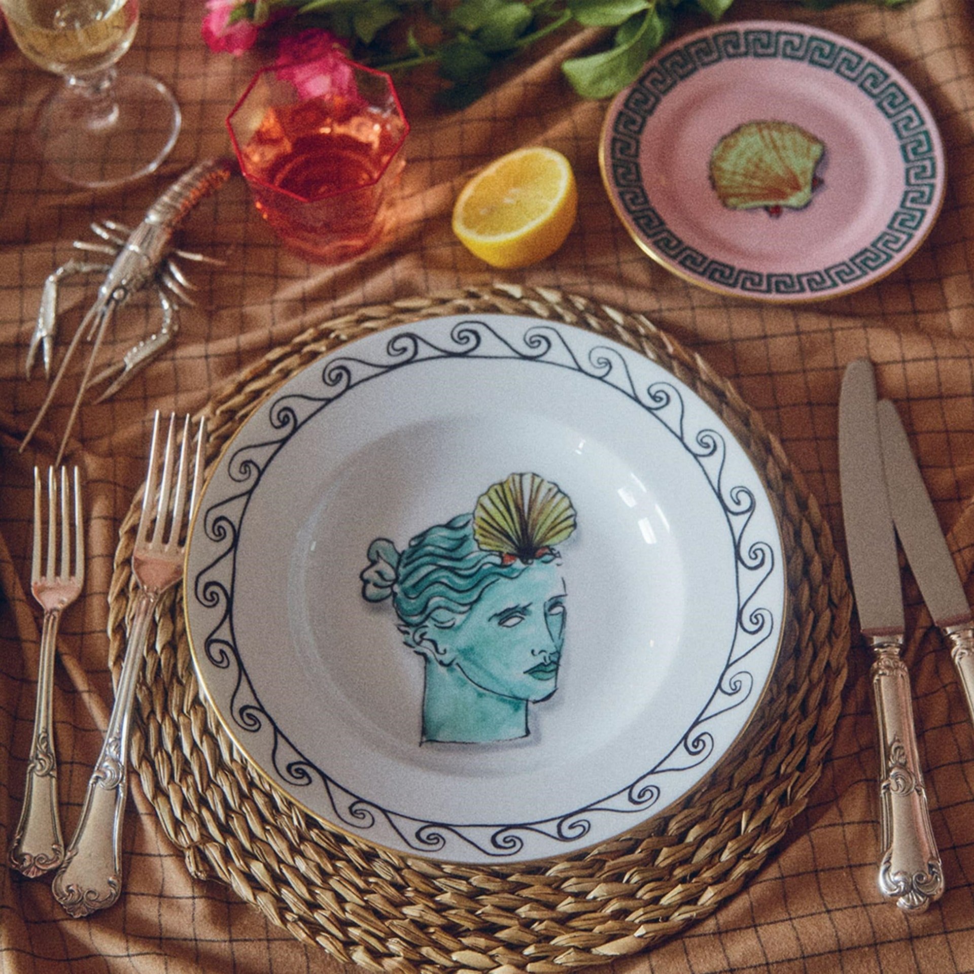 Ginori 1735, Il viaggio di Nettuno, Soup plate