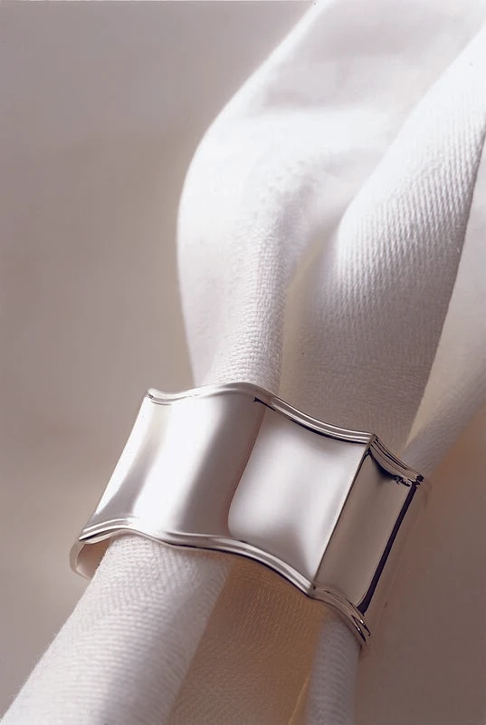 Robbe & Berking, Navette cutlery, silver plated, Table napkin ring