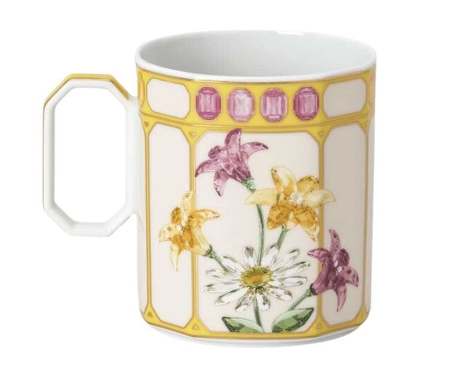 Rosenthal, Swarovski Idyllia, Mug, finch yellow
