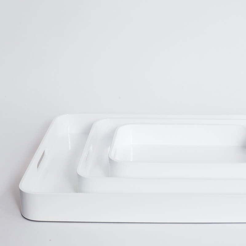 Von Gern Home, Trays and boxes, Medium tray, white