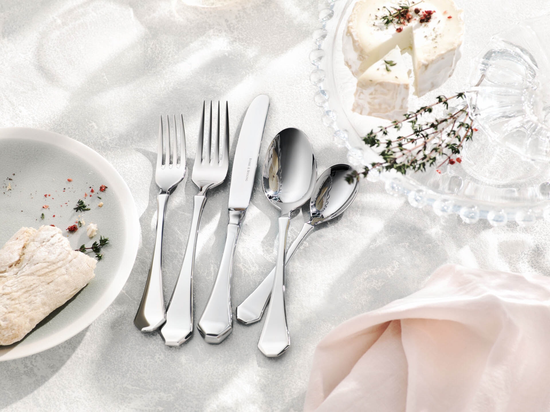 Robbe & Berking, Baltic cutlery, stainless steel, Dessert fork