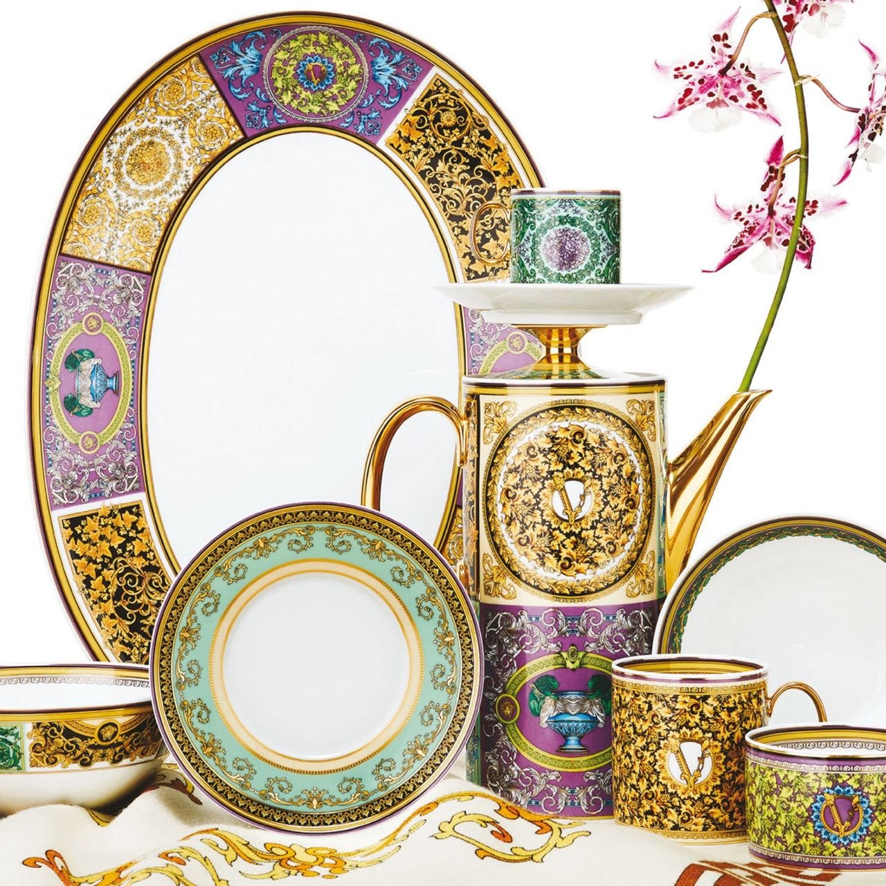 Versace, Barocco mosaic, Oval platter medium