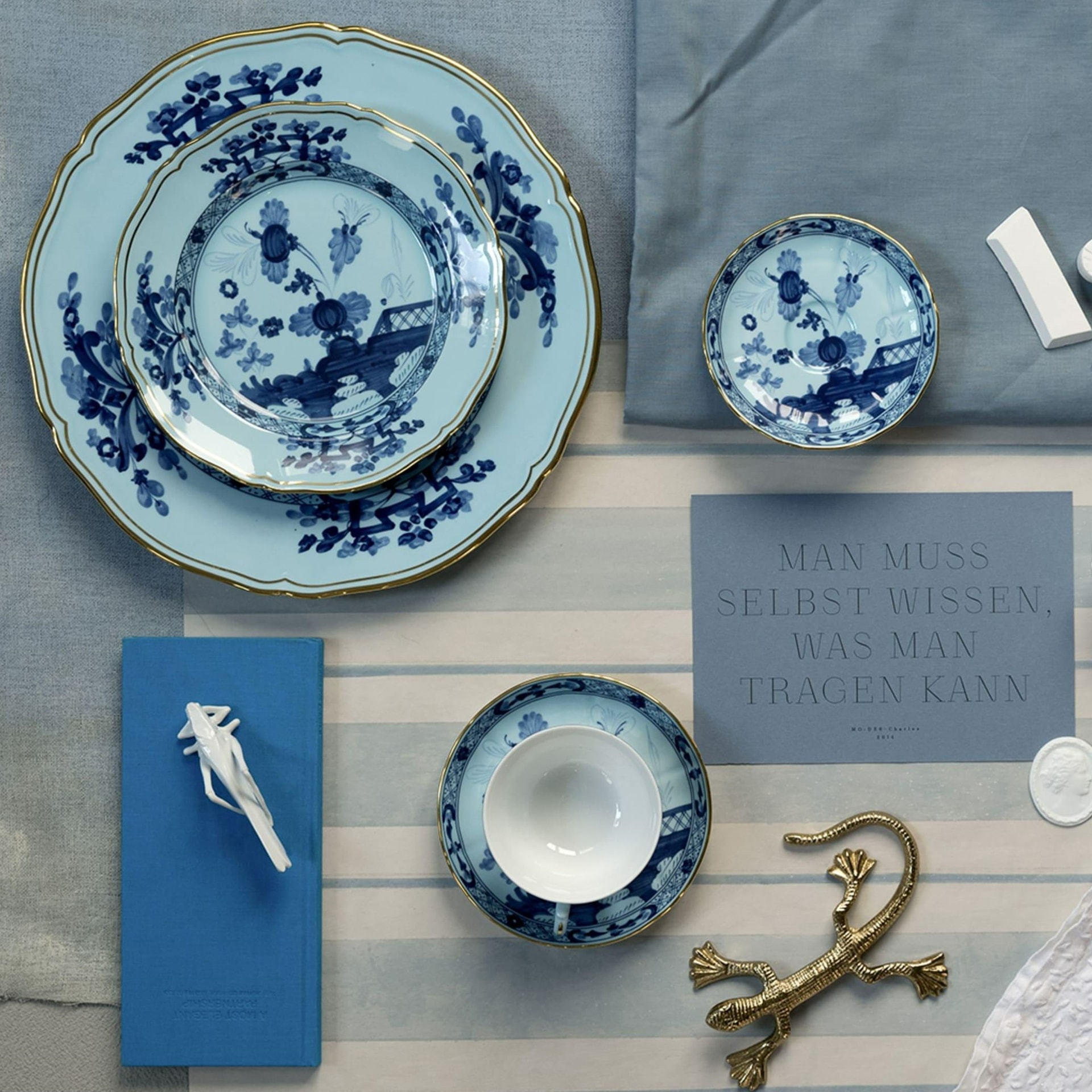 Ginori 1735, Oriente Italiano, Dessert plate