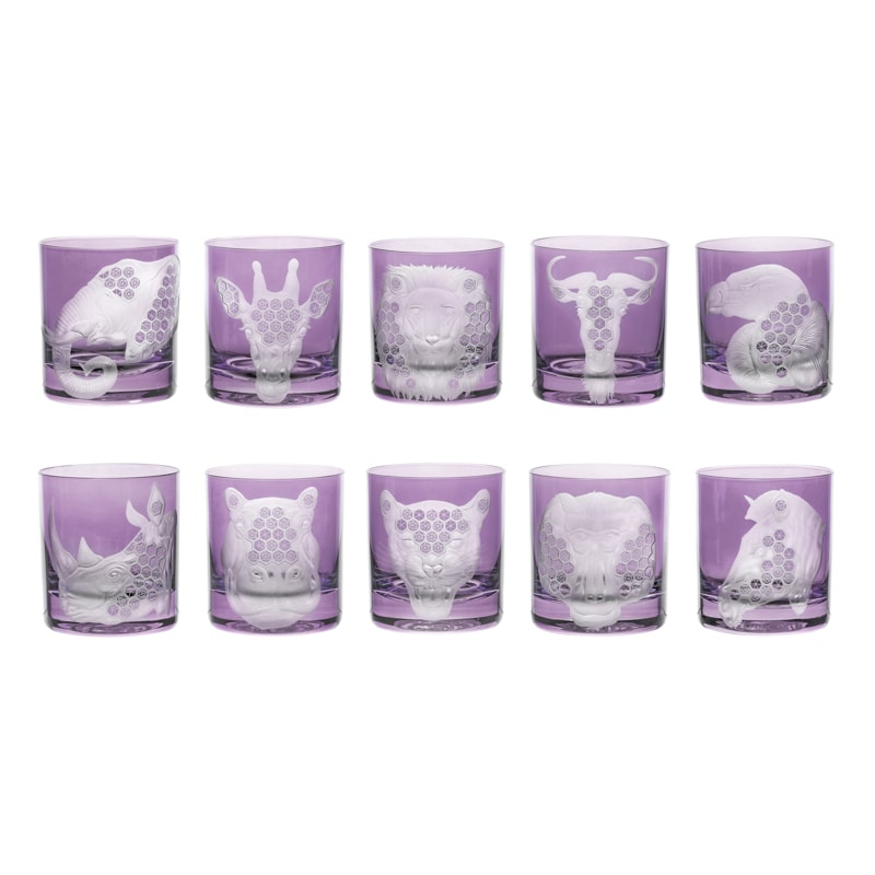 Artel, African Safari double old fashioned, Double old fashioned, zebra