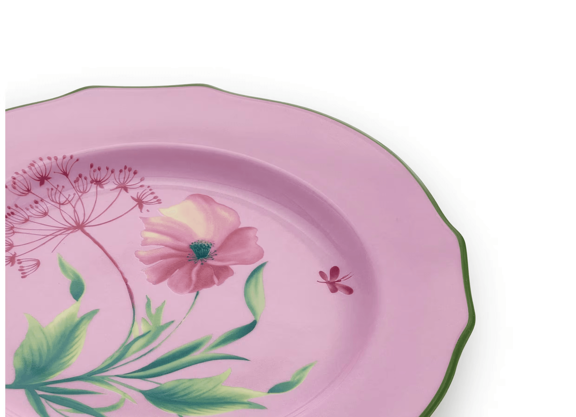 Ginori 1735, Florenza, Dessert plate, malva pink