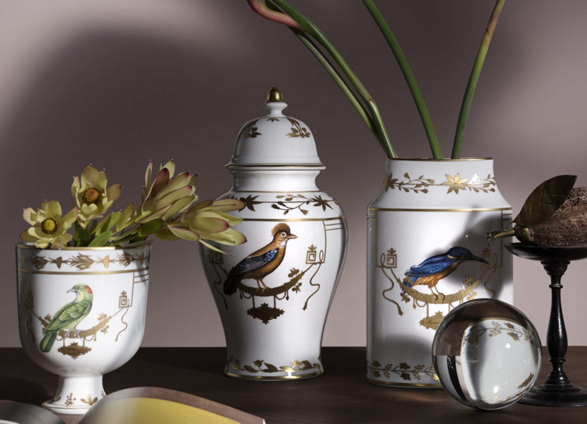 Ginori 1735, Voliere, Potiche vase