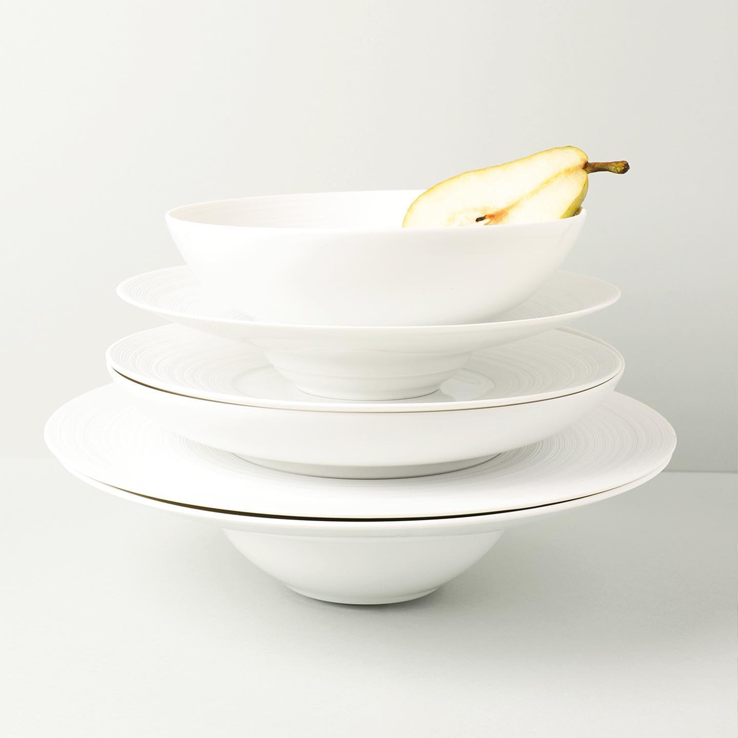 J.L Coquet, Hémisphère White Satin, Bowl, extra