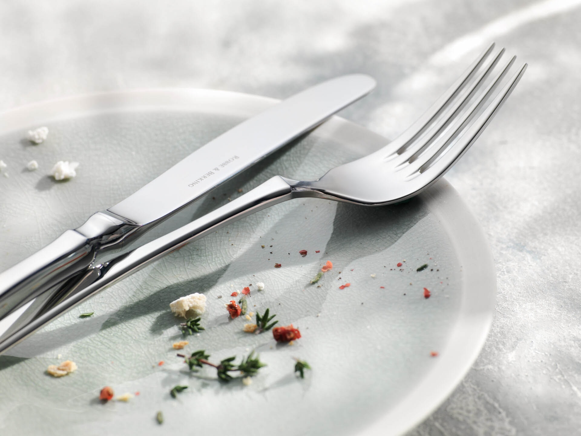Robbe & Berking, Baltic cutlery, stainless steel, Vegetable fork
