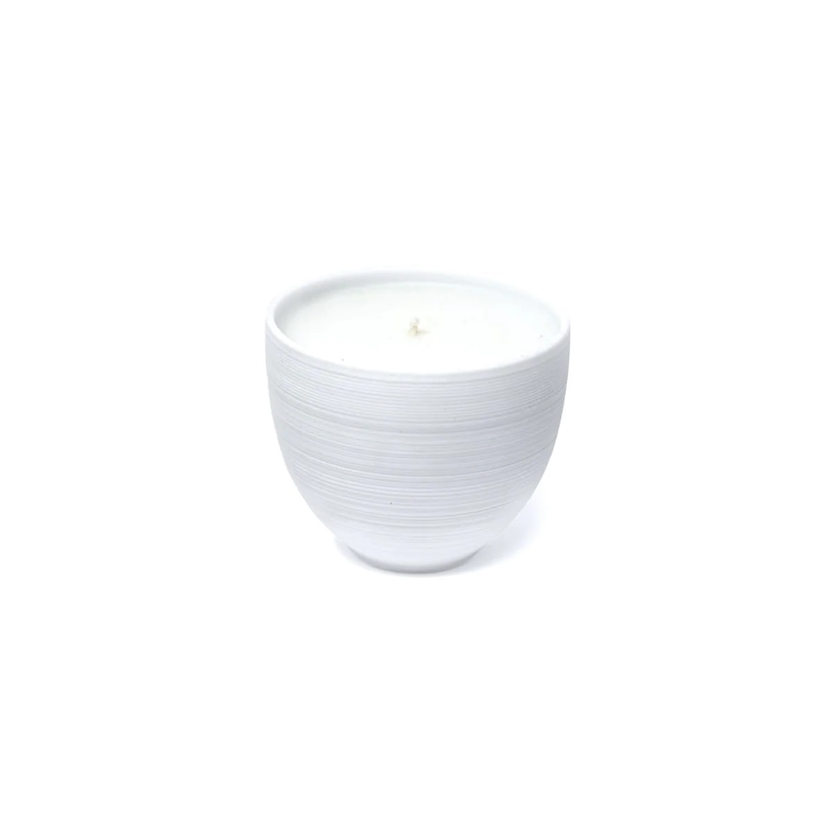 J.L Coquet, Hémisphère White Satin, Candle jar "vegetal milk" scent