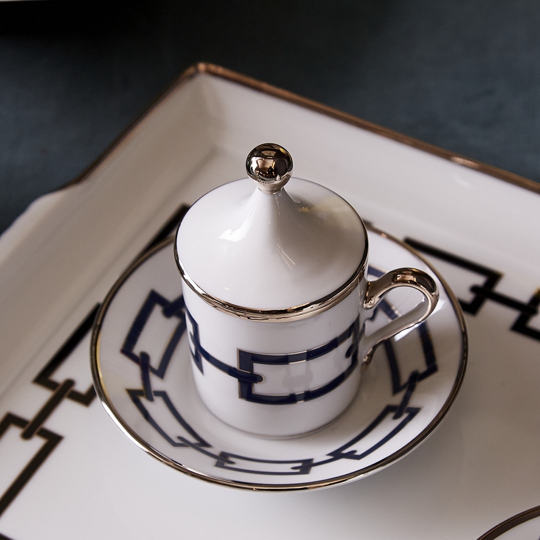 Ginori 1735, Catene Zaffiro, Coffee saucer