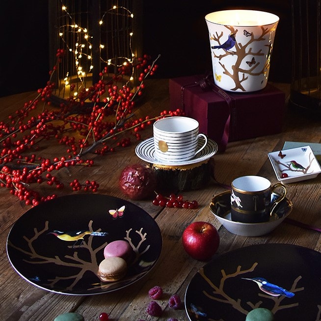 Bernardaud, Aux Oiseaux, Candle tumbler