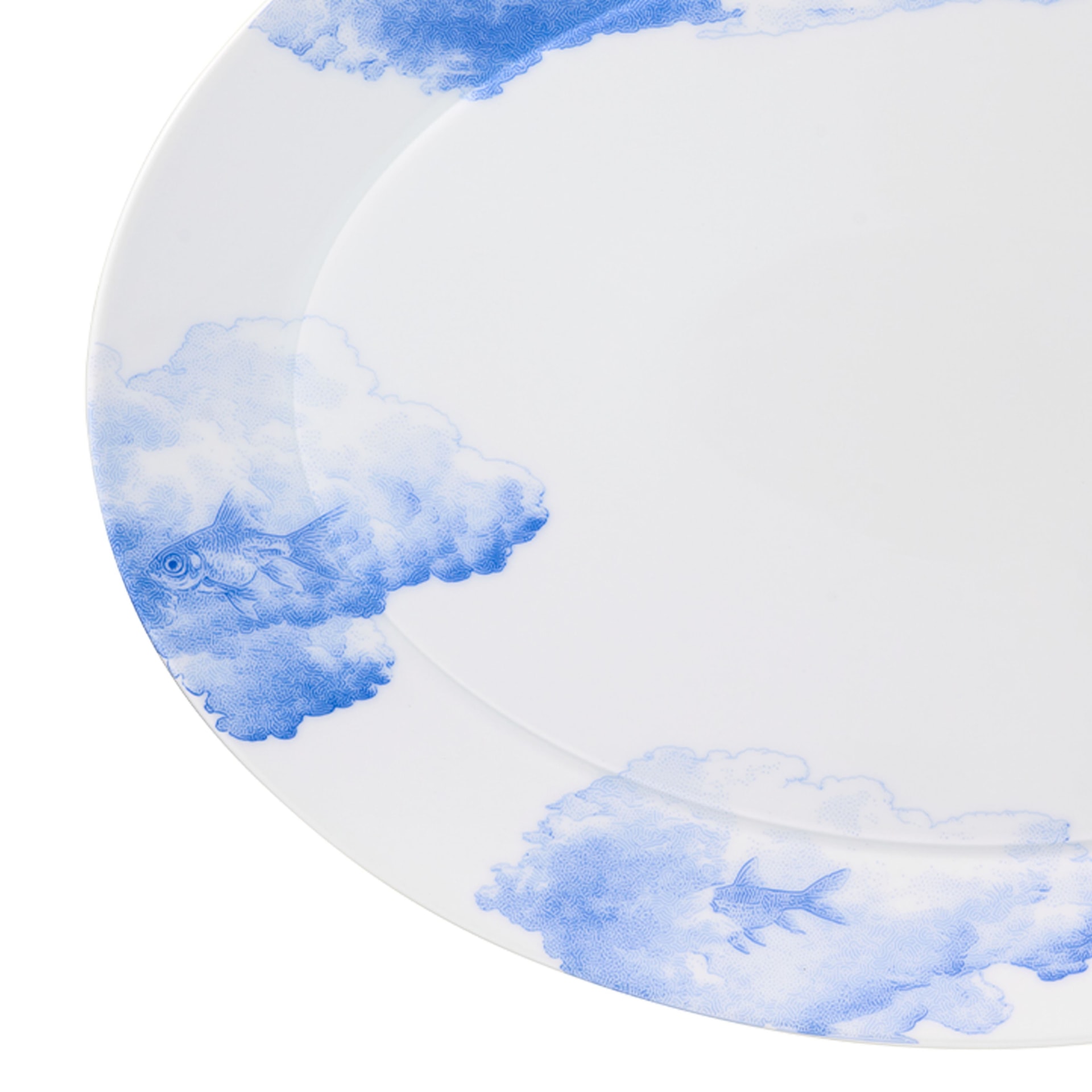 Fürstenberg, Auréole rêverie, Oval platter, large