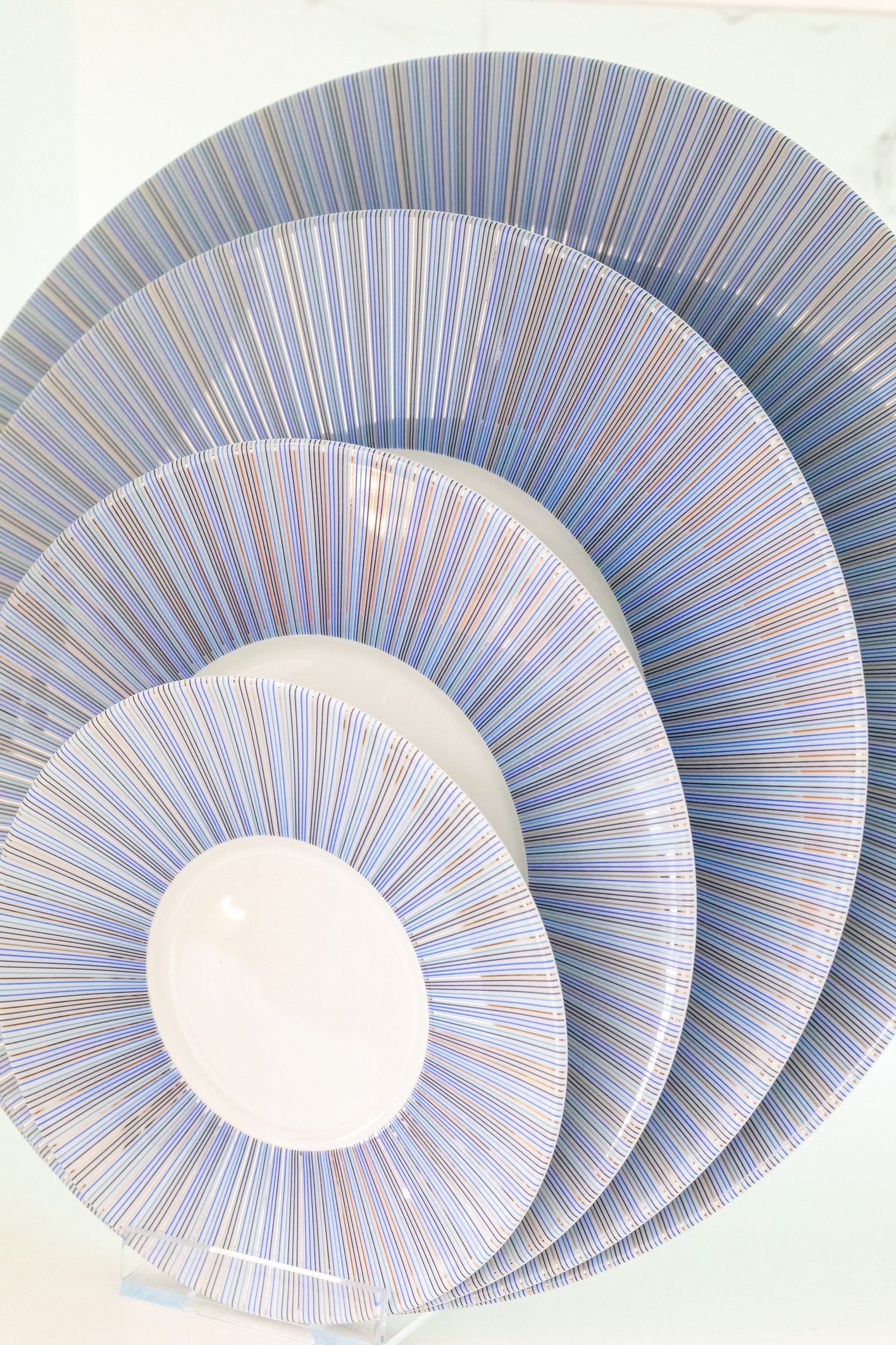 Robert Haviland & C. Parlon, Cape Cod Indigo, Dinner plate