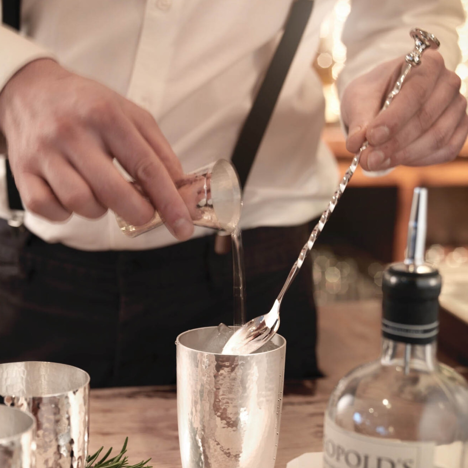 Robbe & Berking, Martelé cutlery, Silver plated, Bar spoon