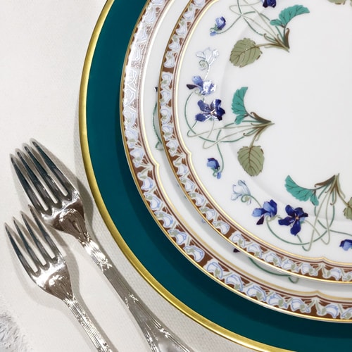 Haviland, Impératrice Eugénie, Grand dining set for 8 persons