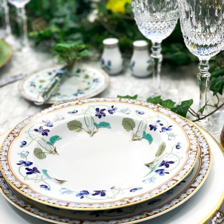 Haviland, Impératrice Eugénie, Soup plate without rim