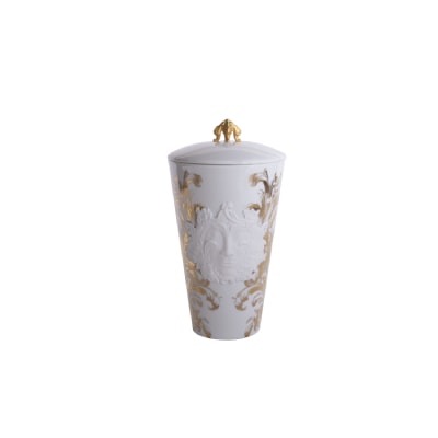 Haviland, Stanislas gold, Large scented candle with lid