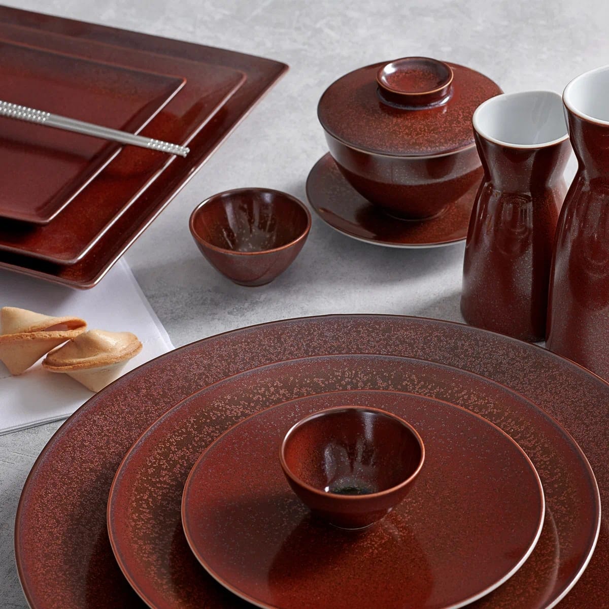 Jaune de Chrome, Red Granite, Bread & butter plate