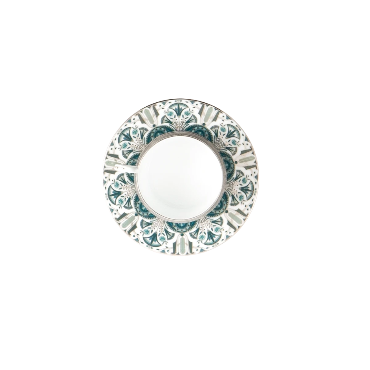 Haviland, Rêves du Nil Platinum, Tea cup and saucer