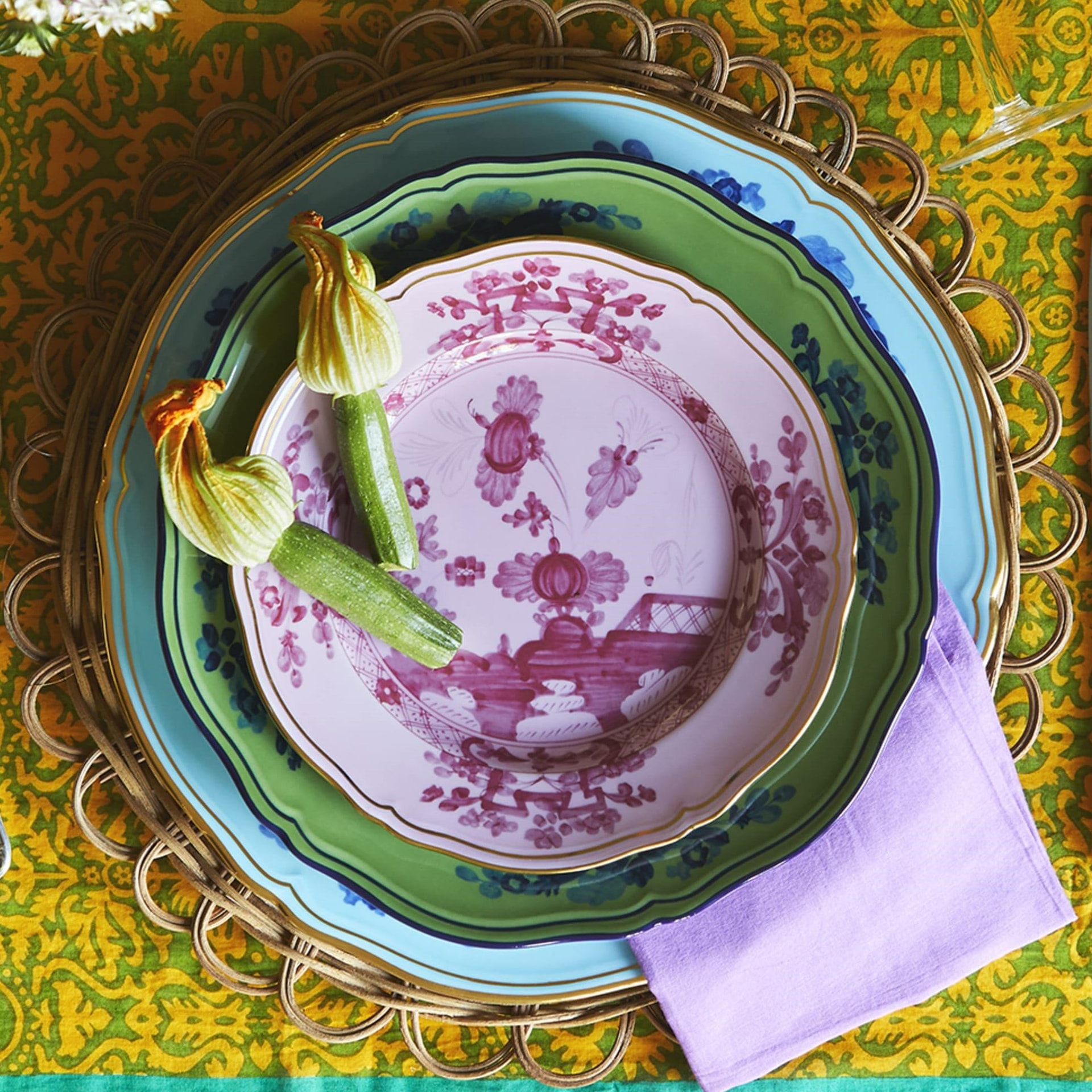 Ginori 1735, Oriente Italiano, Dessert plate