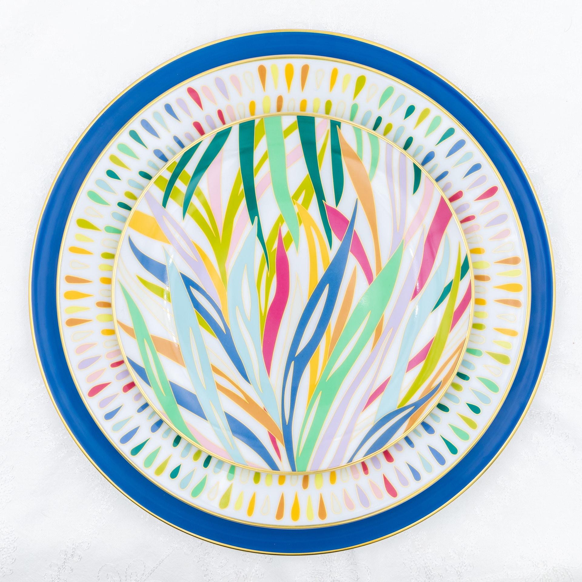 Robert Haviland & C. Parlon, Garden Party, Dessert plate
