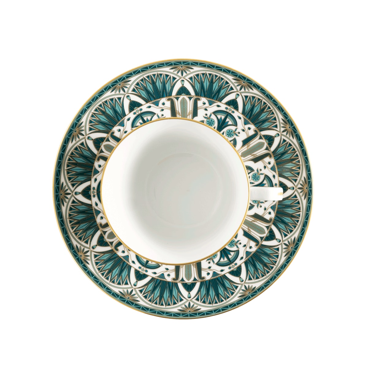 Haviland, Rêves du Nil Gold, Xl cappuccino cup and saucer