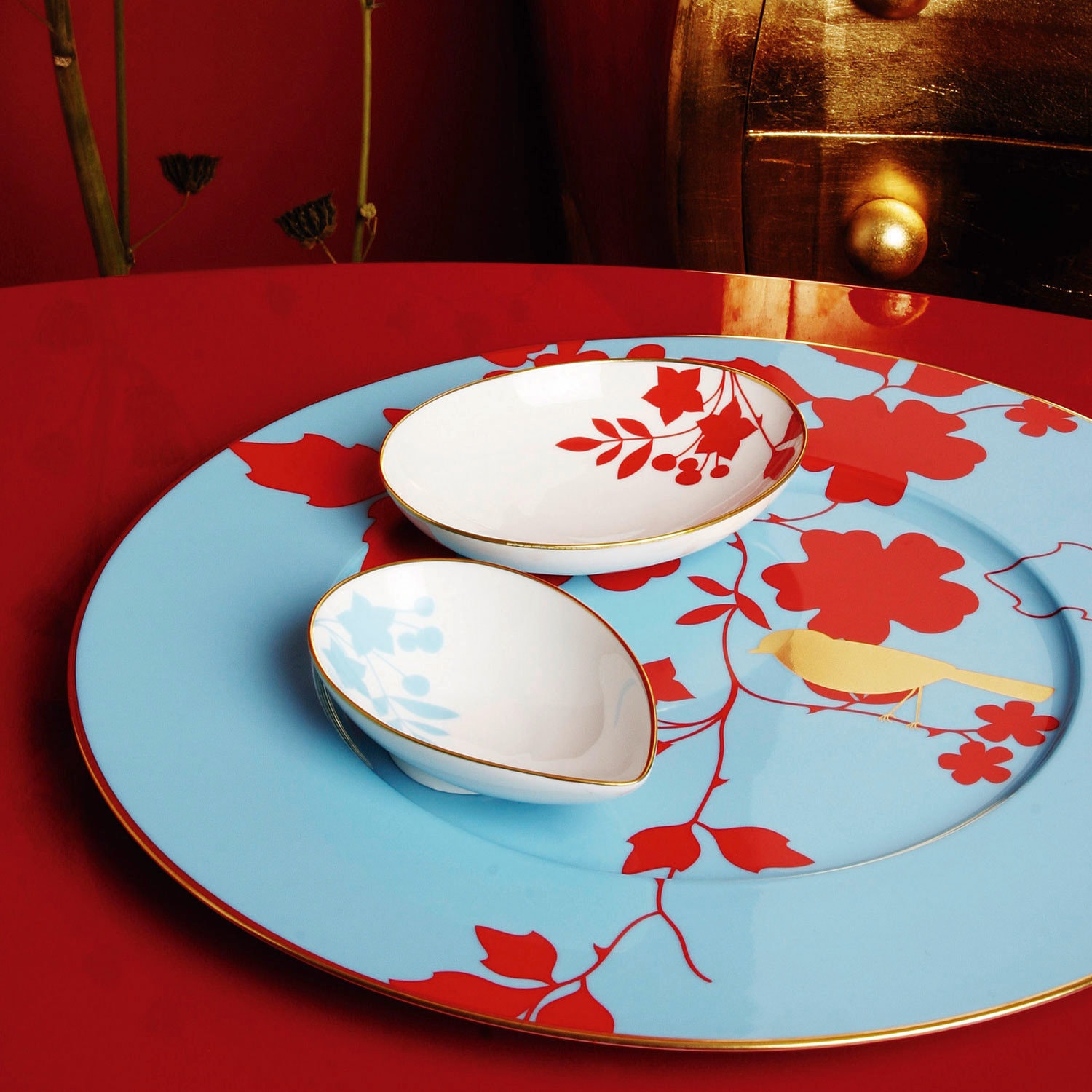 Sieger by Fürstenberg, Emperor's Garden, Oval dish