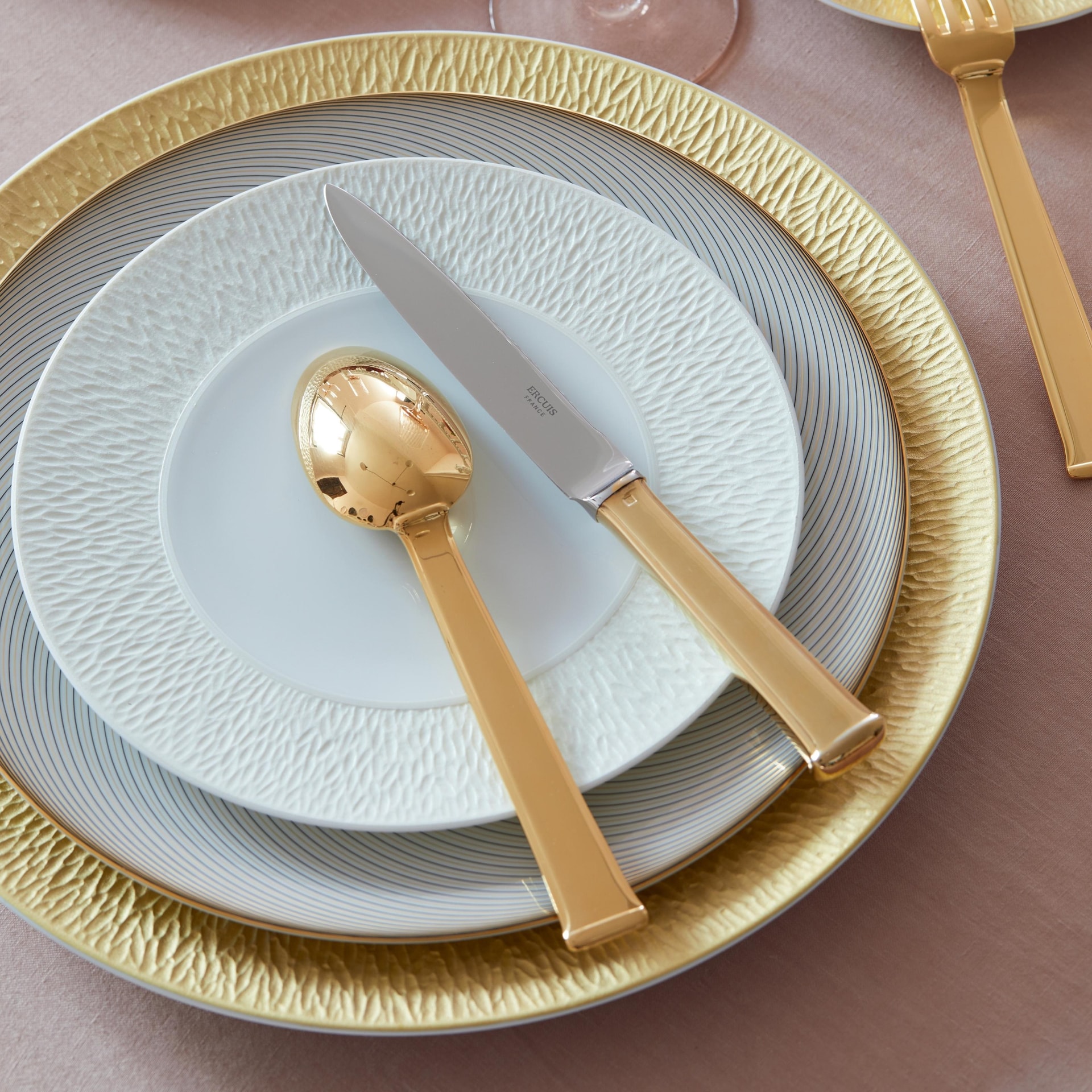 Raynaud, Minéral platinum, Dinner plate, large