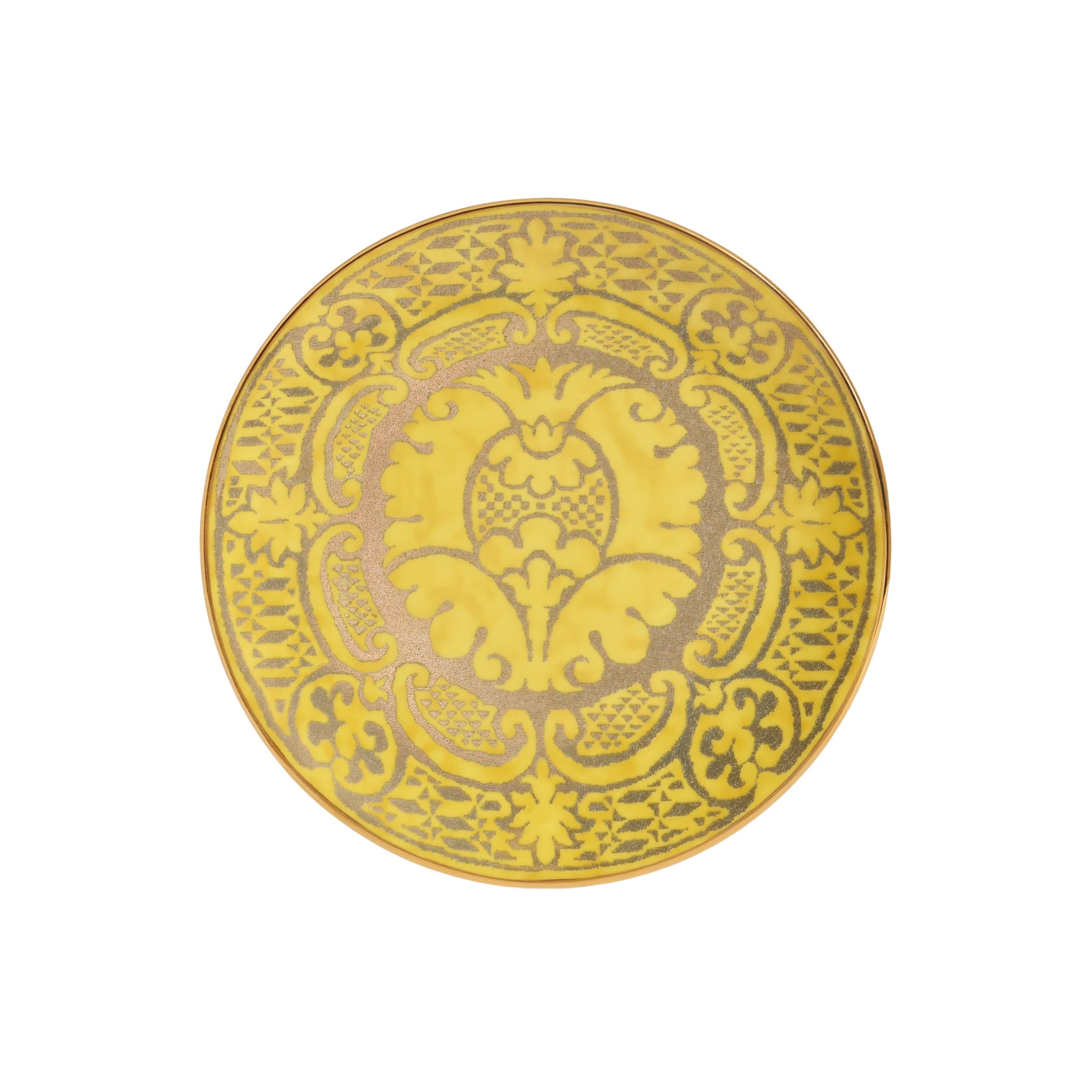 L'Objet, Fortuny yellow, Set of 4 dessert plates