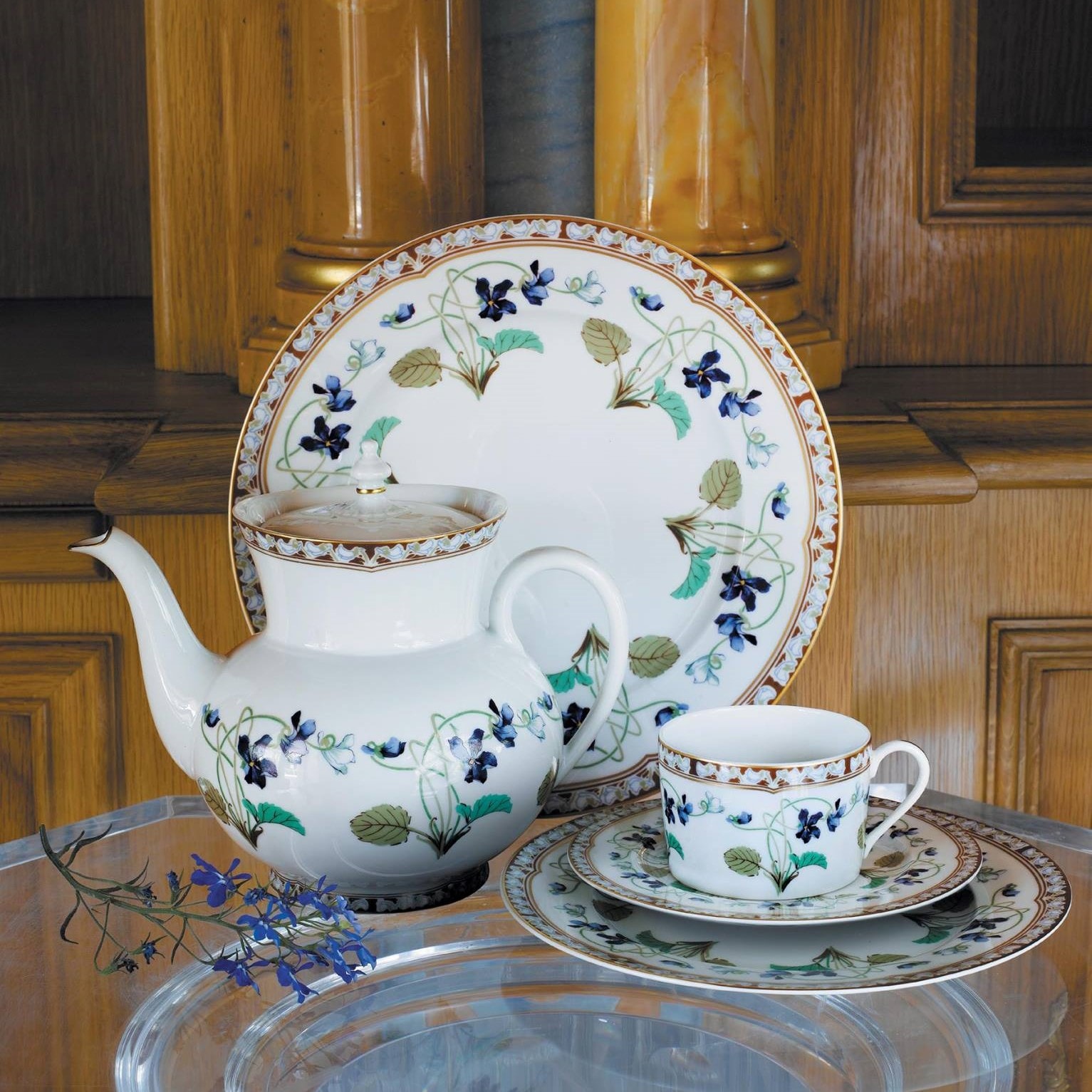 Haviland, Impératrice Eugénie, Tart platter