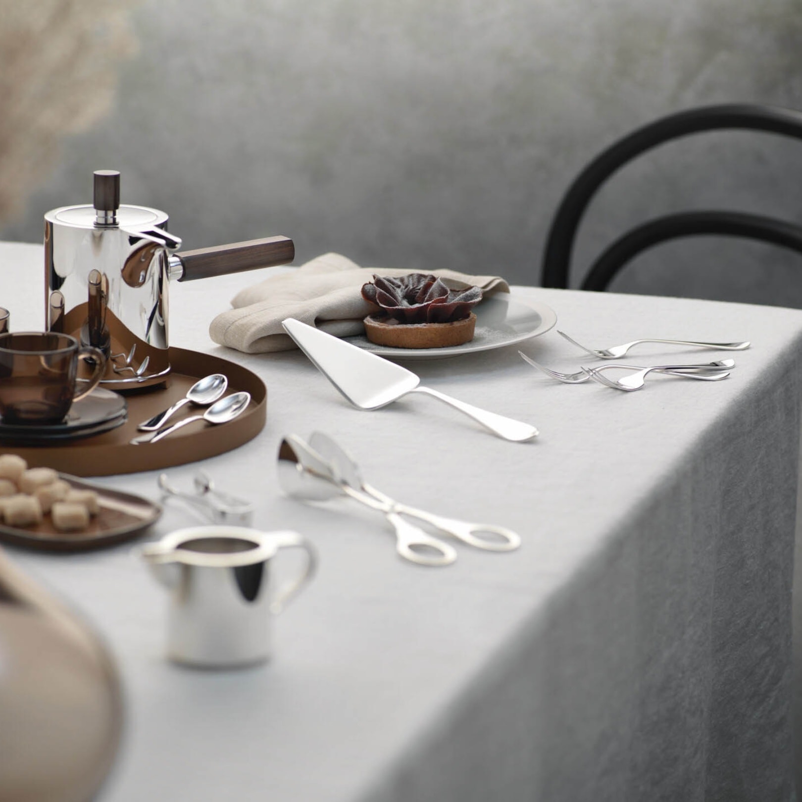 Robbe & Berking, Eclipse cutlery, sterling silver, 69-piece set