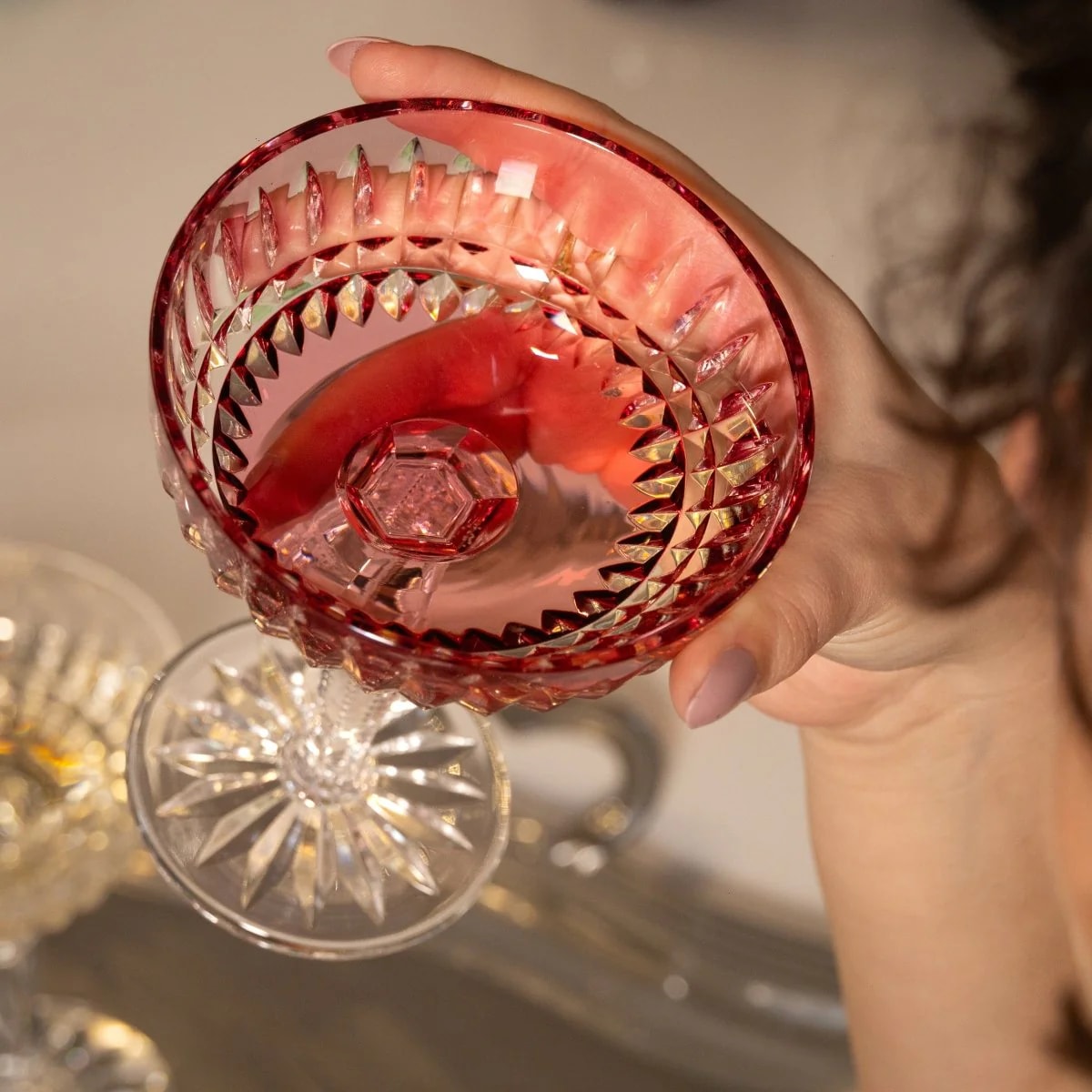 Cristallerie de Montbronn, Mélodie, Champagne glass