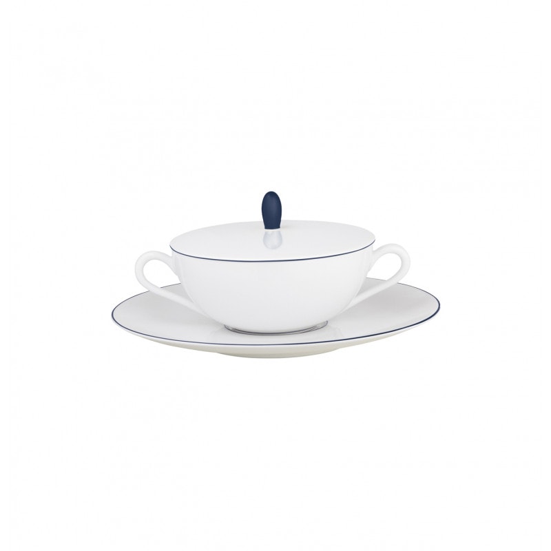 Raynaud, Monceau Abysses Blue, Cream soup cup lid