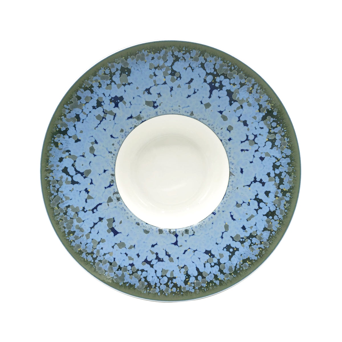 Jaune de Chrome, Nymphéa, Soup plate with rim, large