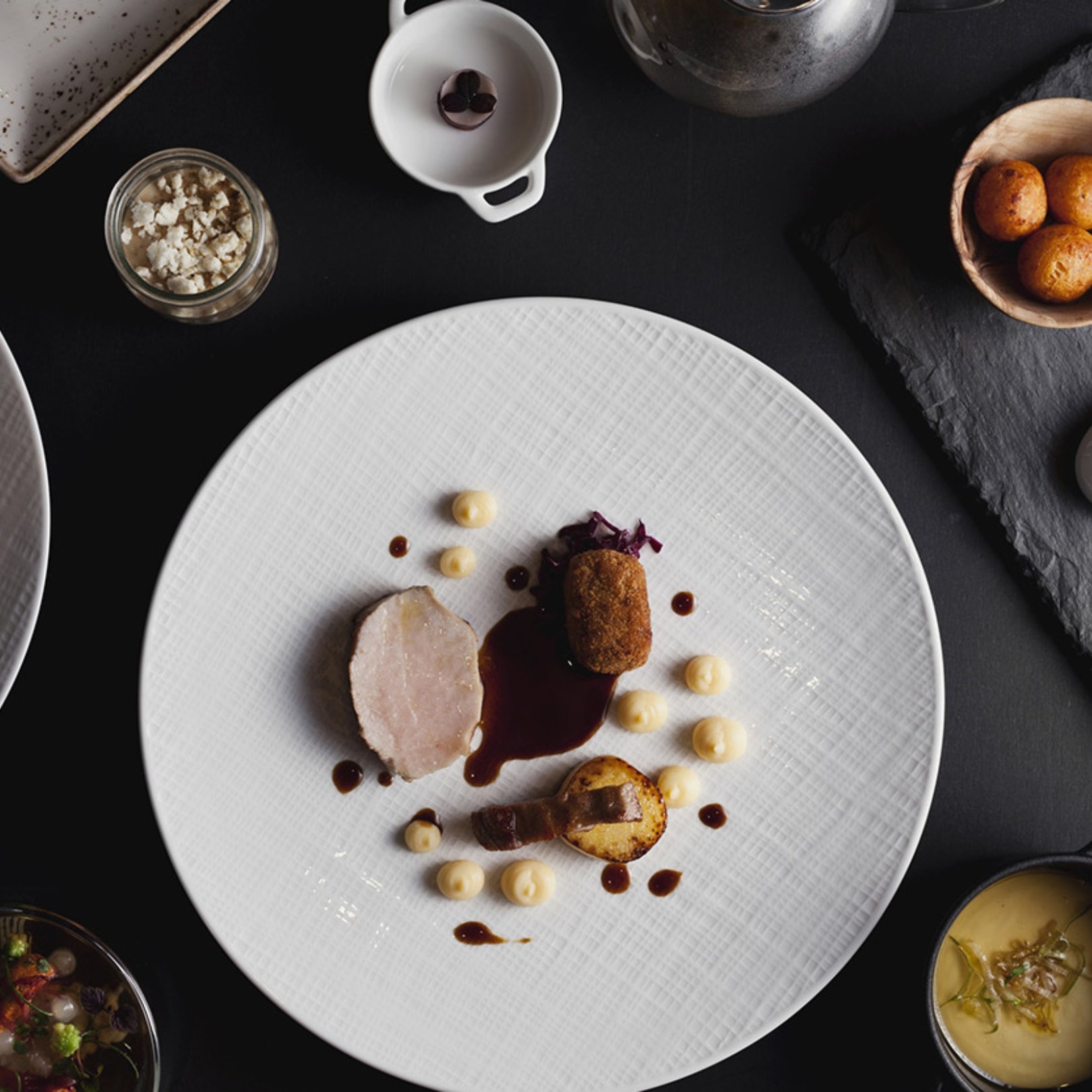 Bernardaud, Organza White, Bread and butter plate