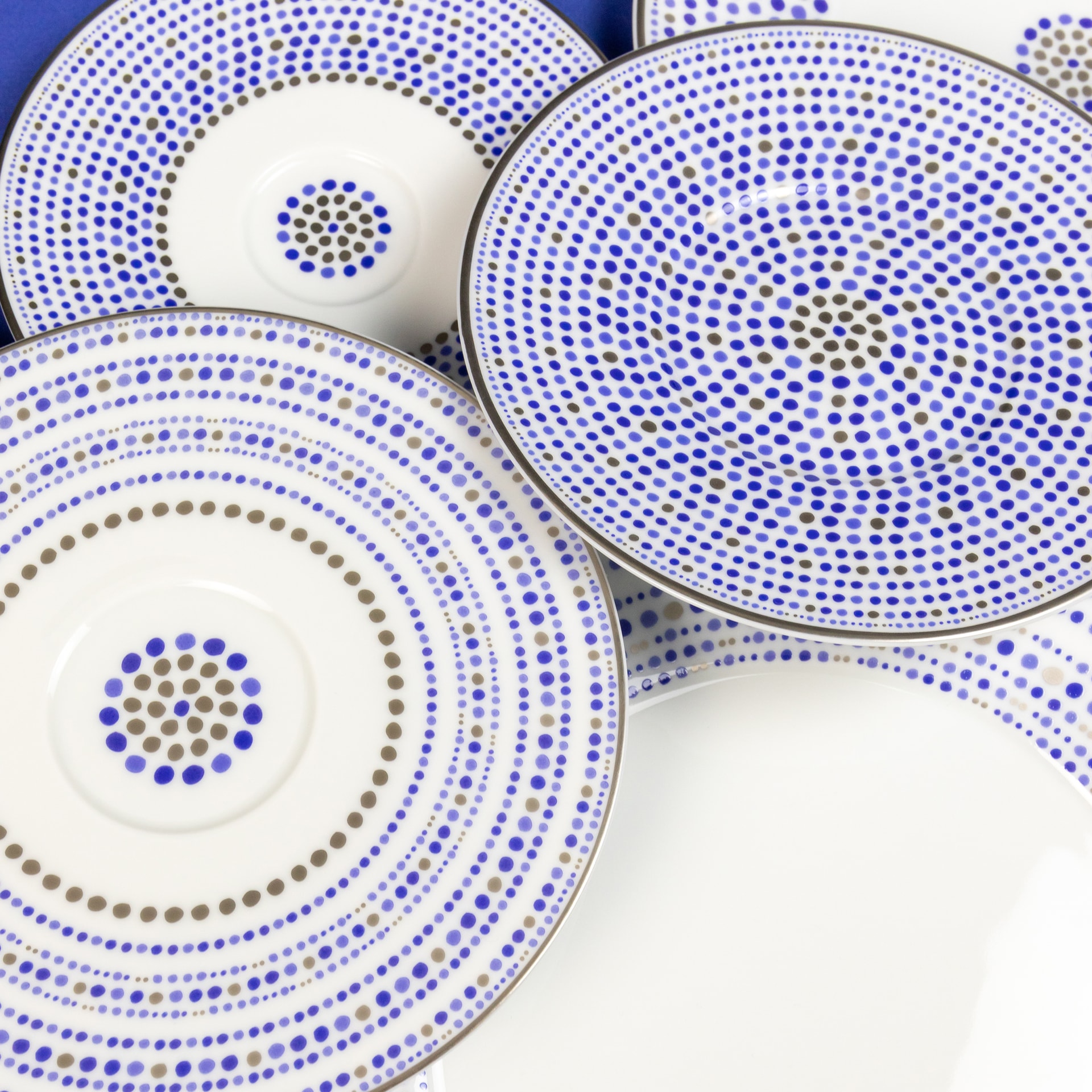 Robert Haviland & C. Parlon, Toscana Indigo, Bread and butter plate