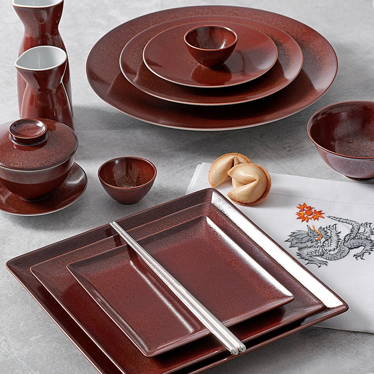 Jaune de Chrome, Red Granite, Sake jug, small