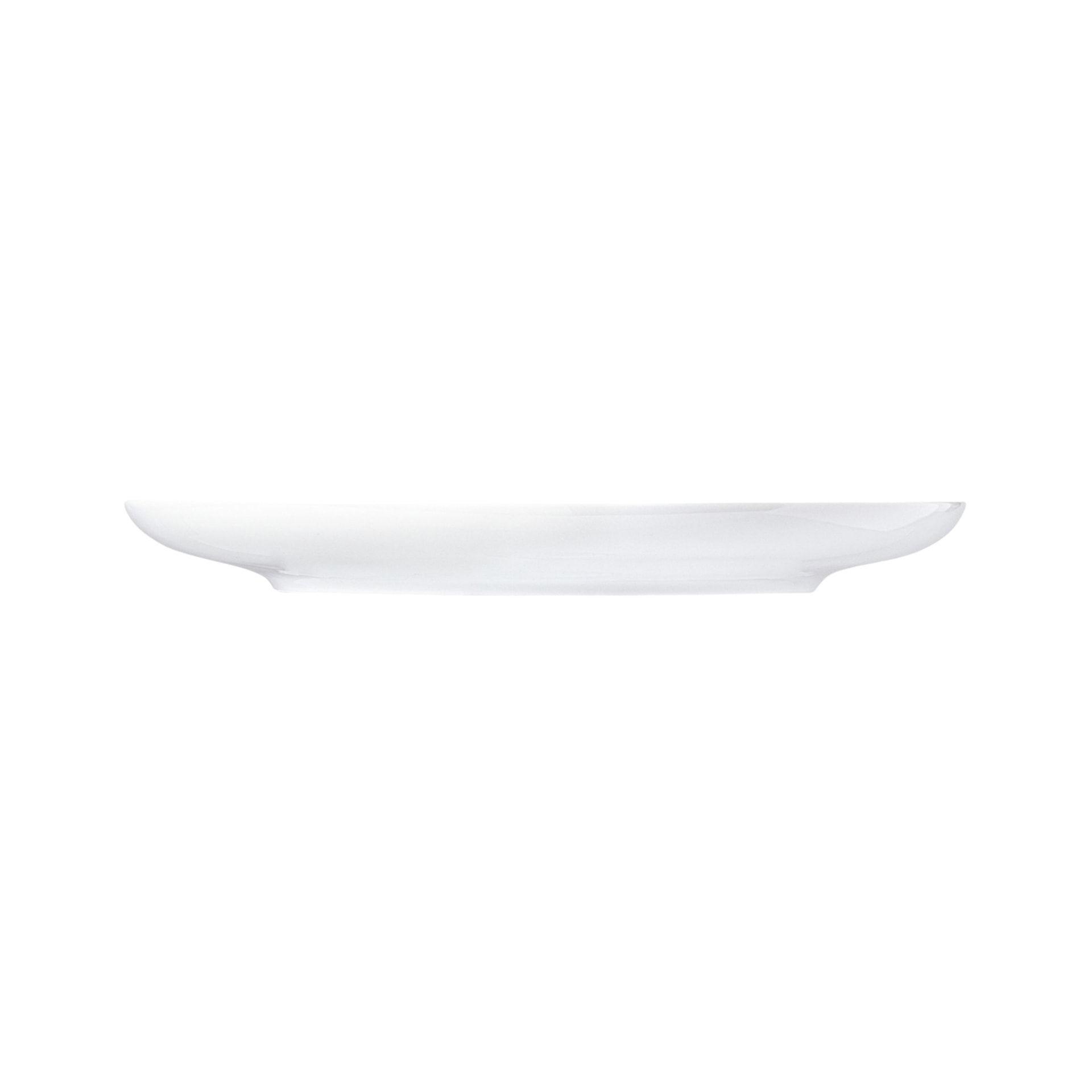 Sieger by Fürstenberg, Stella Satin White, Dinner plate