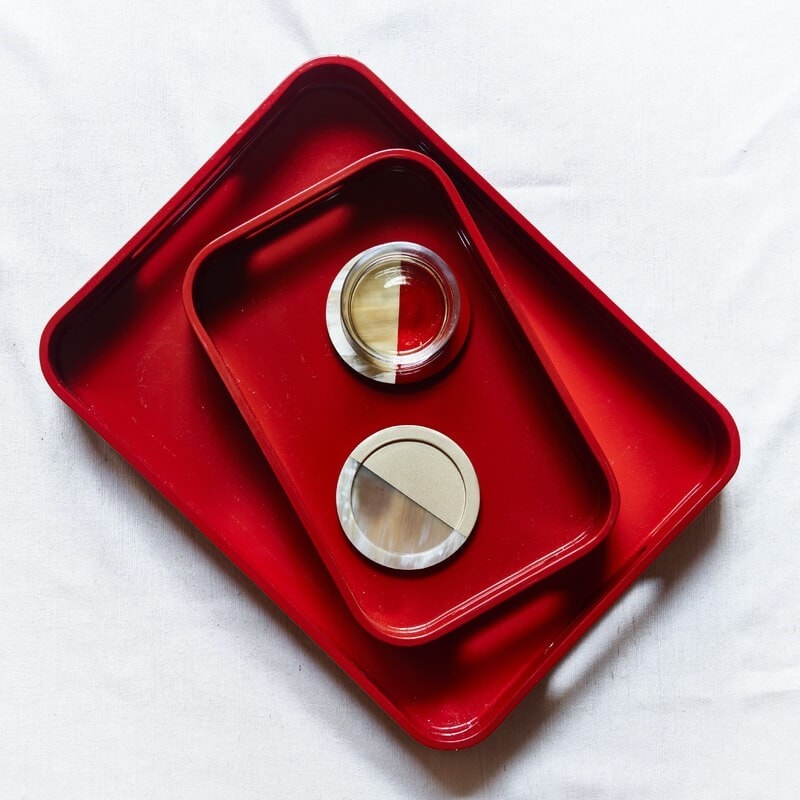 Von Gern Home, Trays and boxes, Large tray, red