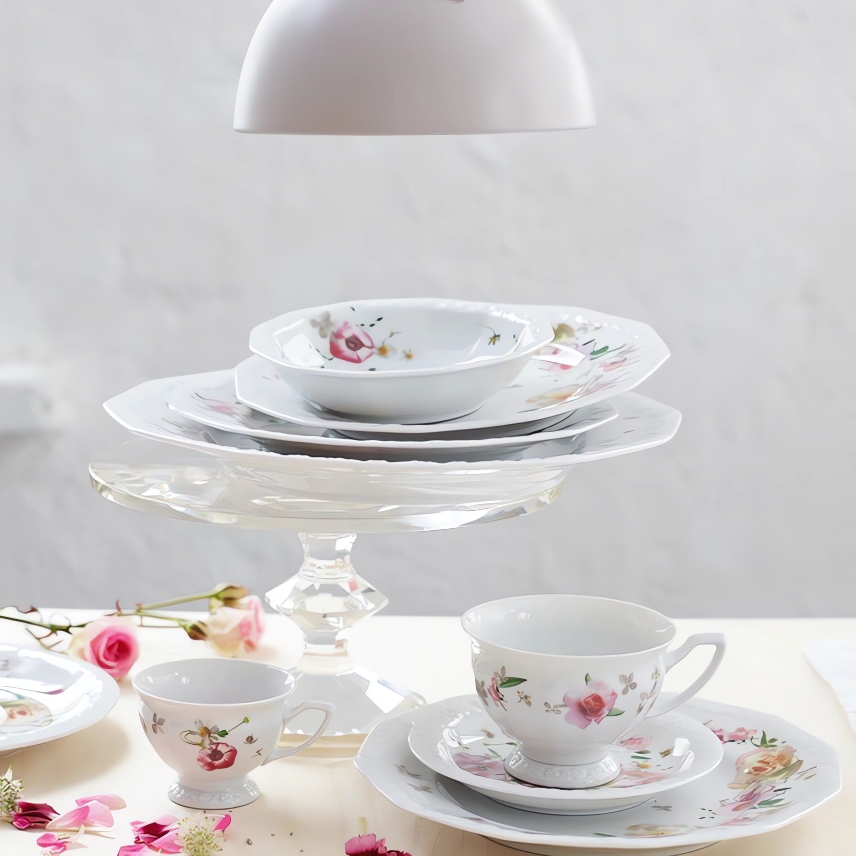 Rosenthal, Maria Pink Rose, Sandwich tray