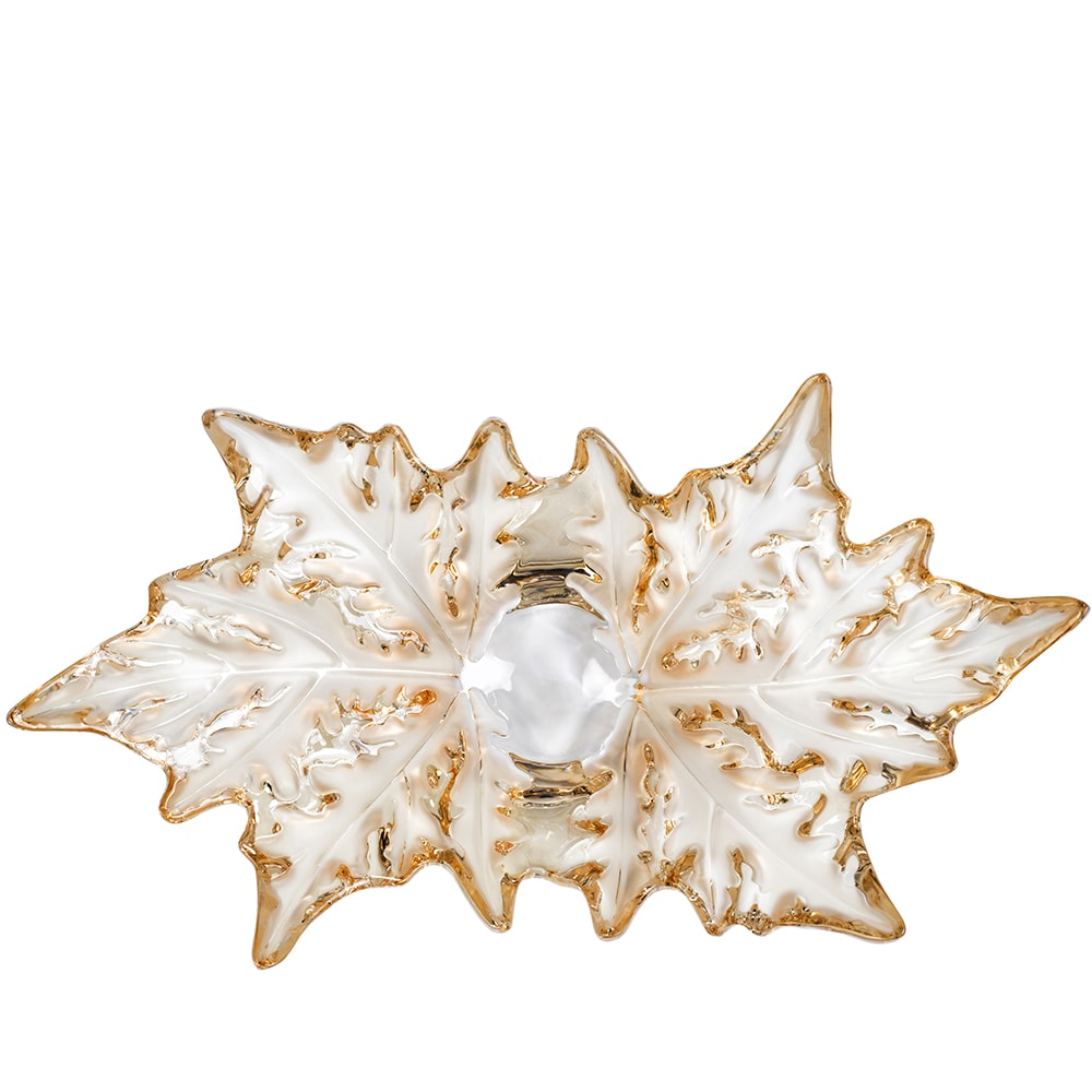 Lalique, Champs-Elysées bowls, Grand bowl, gold luster