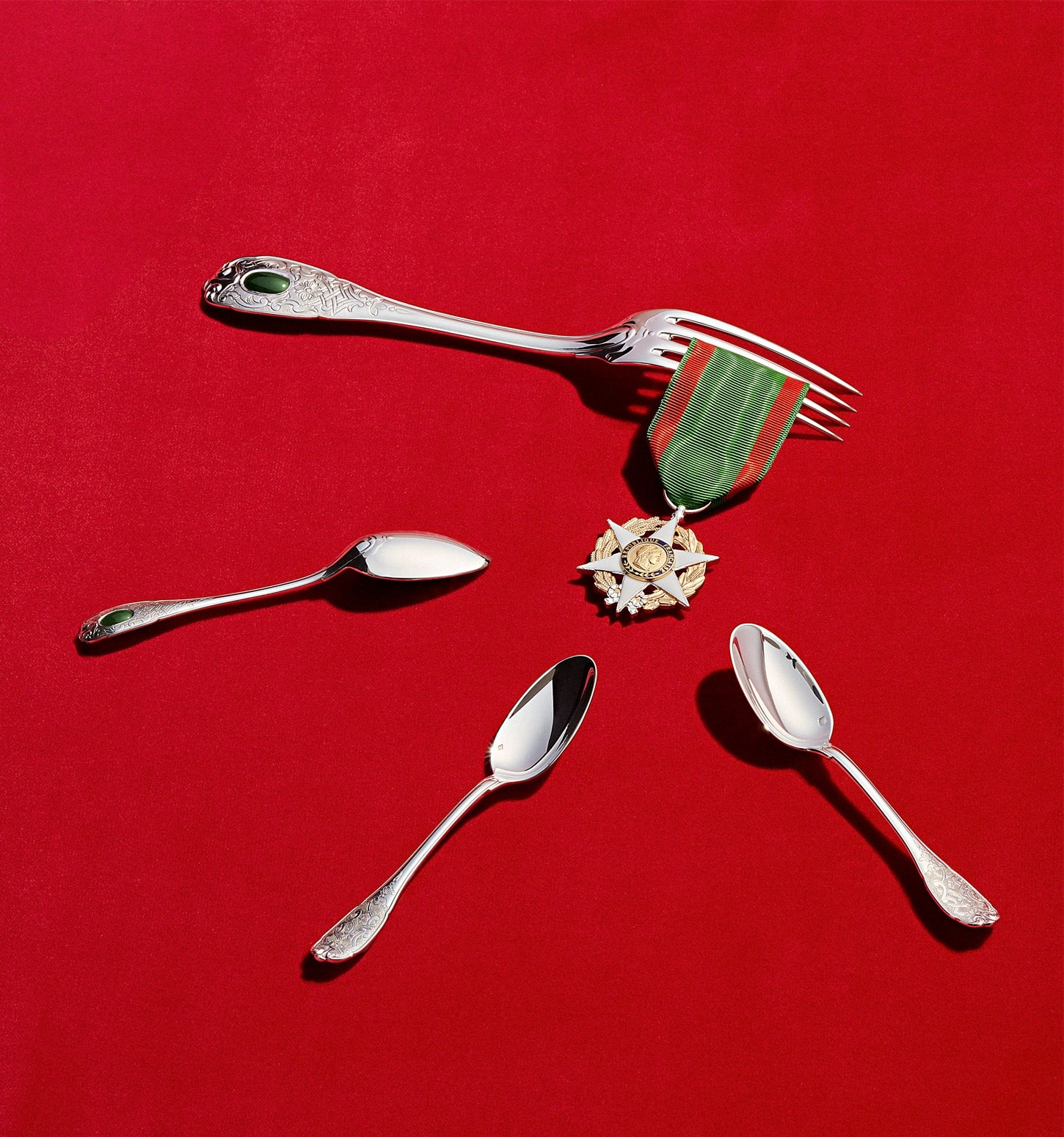 Puiforcat, Elysée, sterling silver, Fish fork