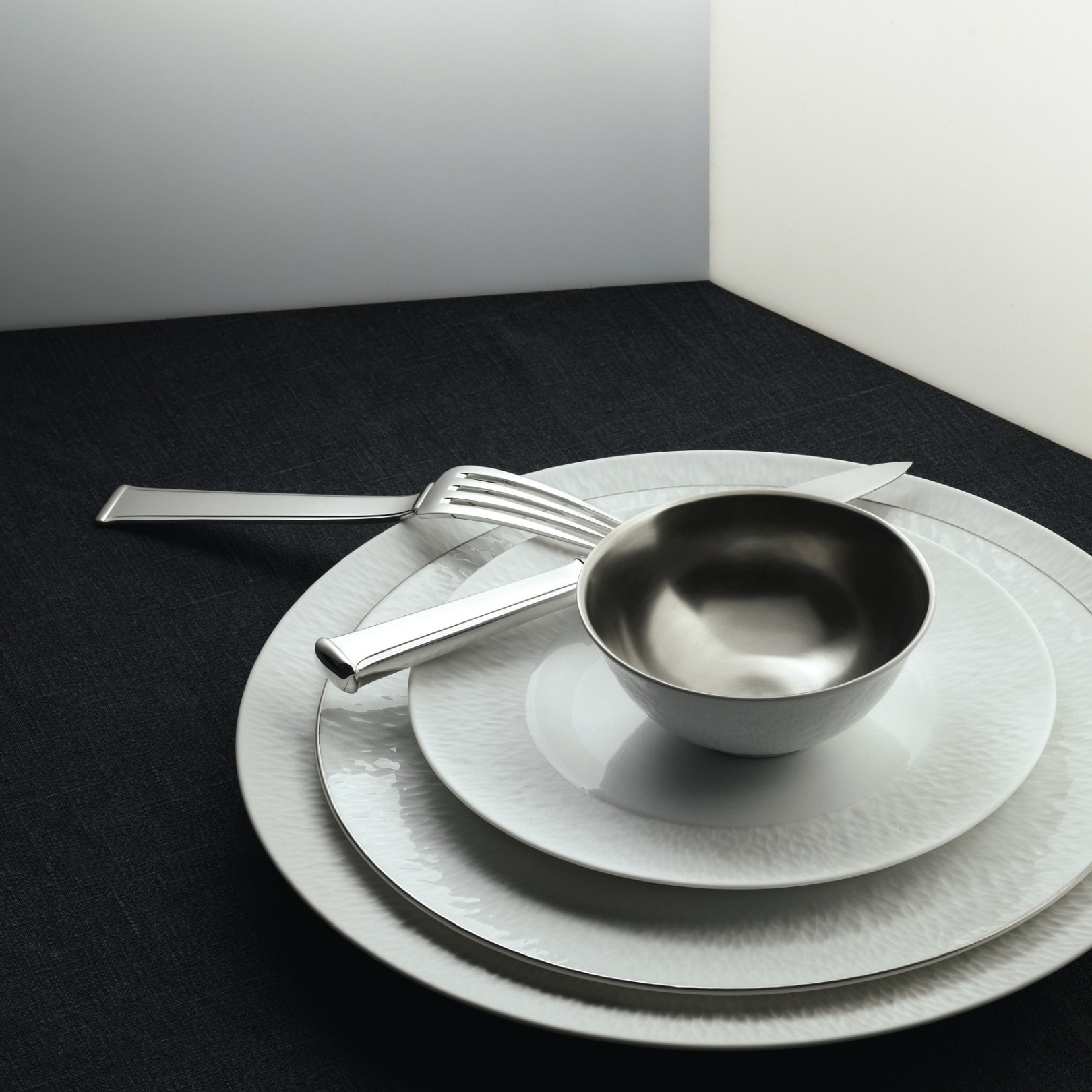 Raynaud, Minéral irisé Pearl Grey, Deep dish