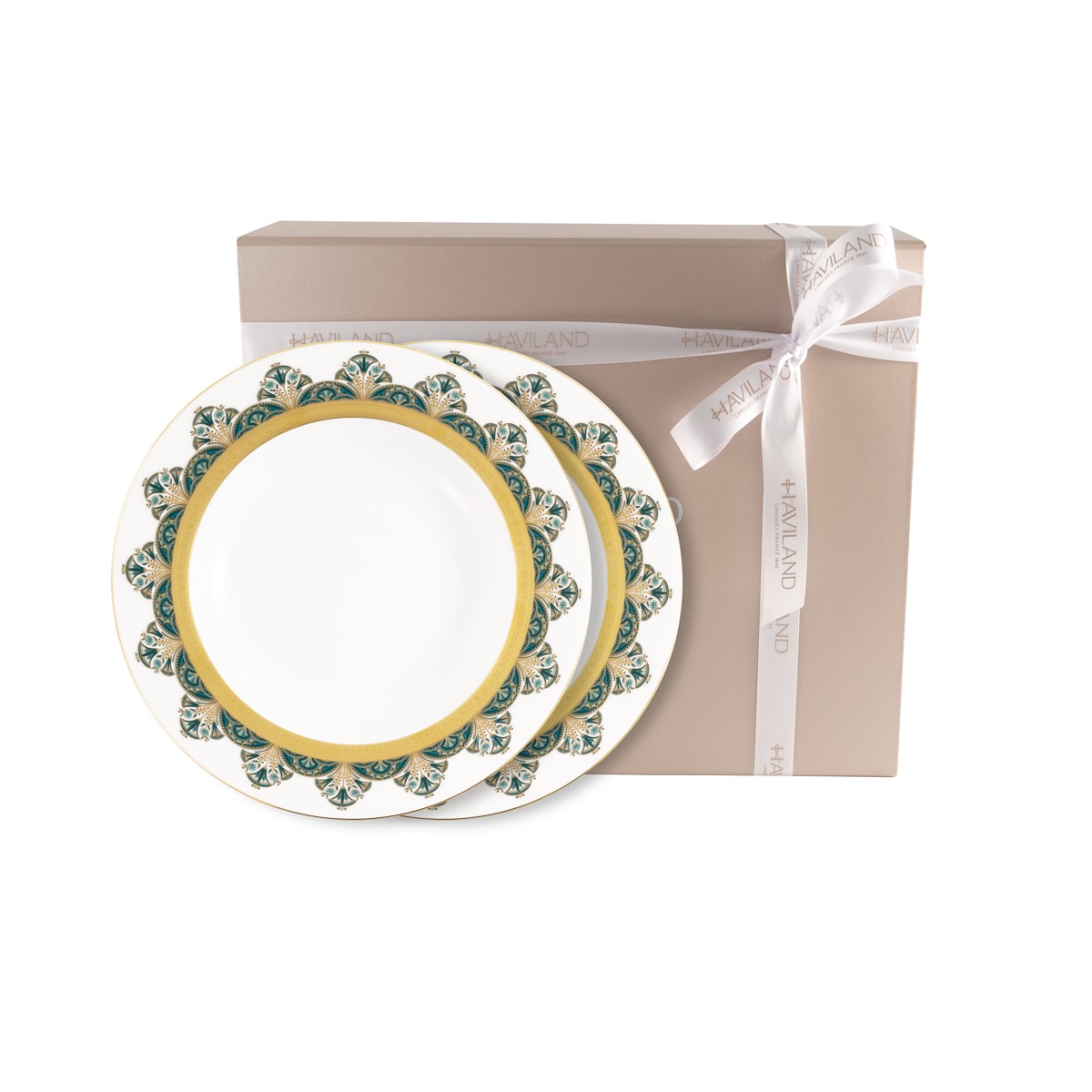 Haviland, Rêves du Nil Gold, Soup plates, set of 2