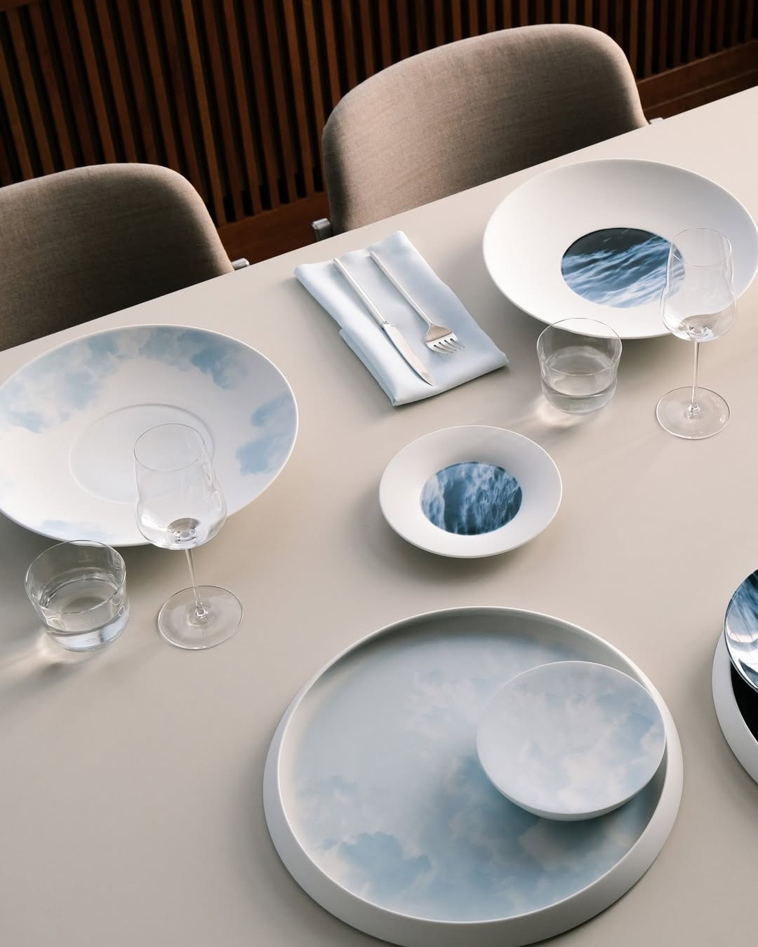 Hering Berlin, Waves & Clouds, Salad plate