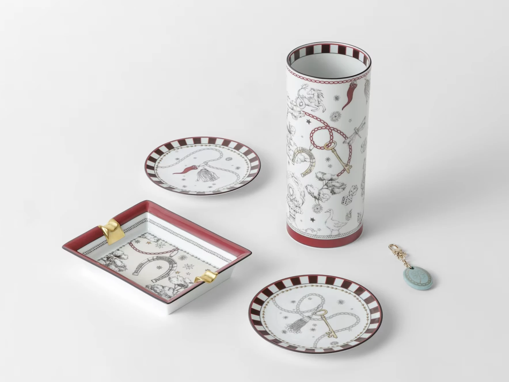 Ginori 1735, Fortunae, Rectangular ashtray