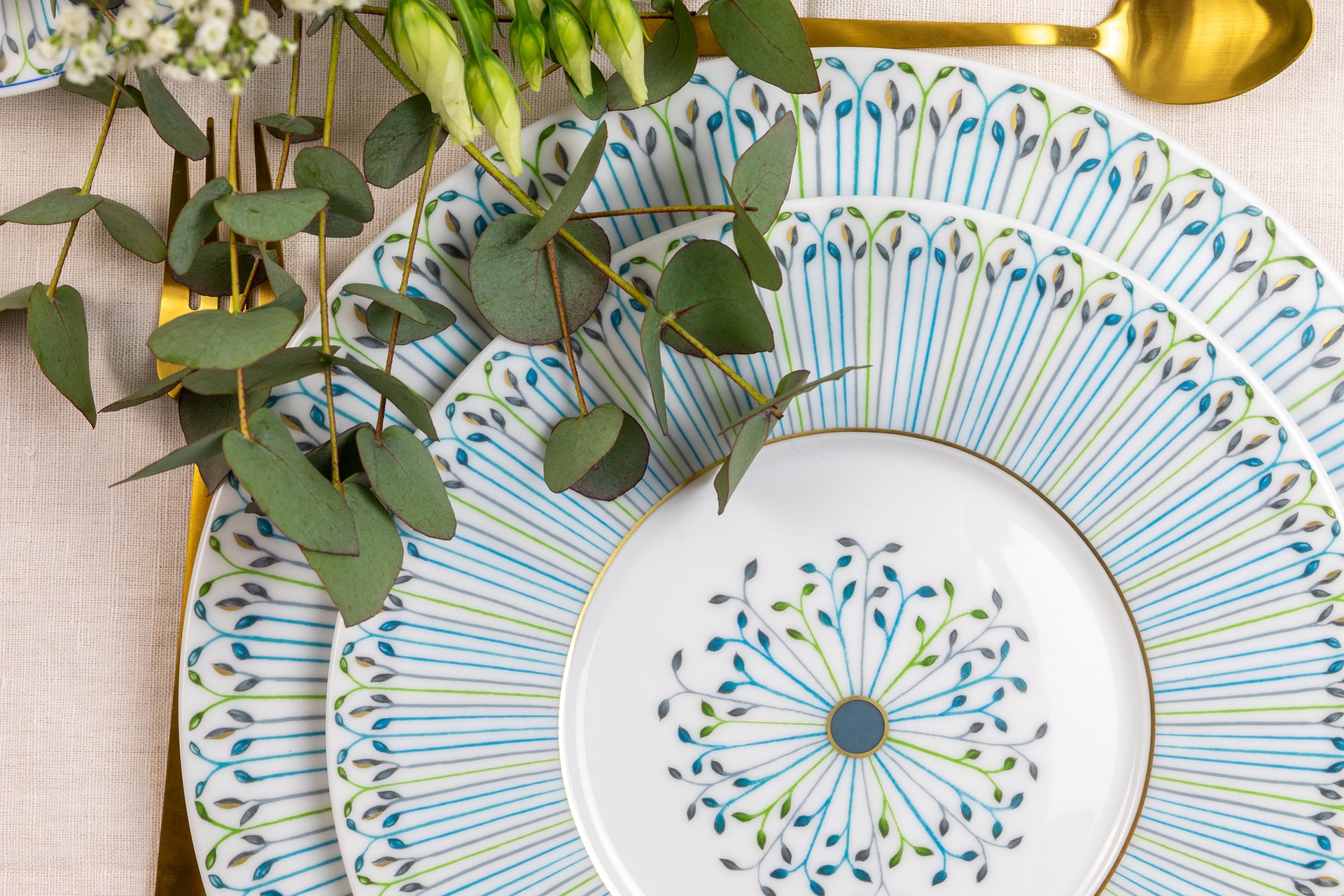 Robert Haviland & C. Parlon, Jardin de louise, Dinner plate