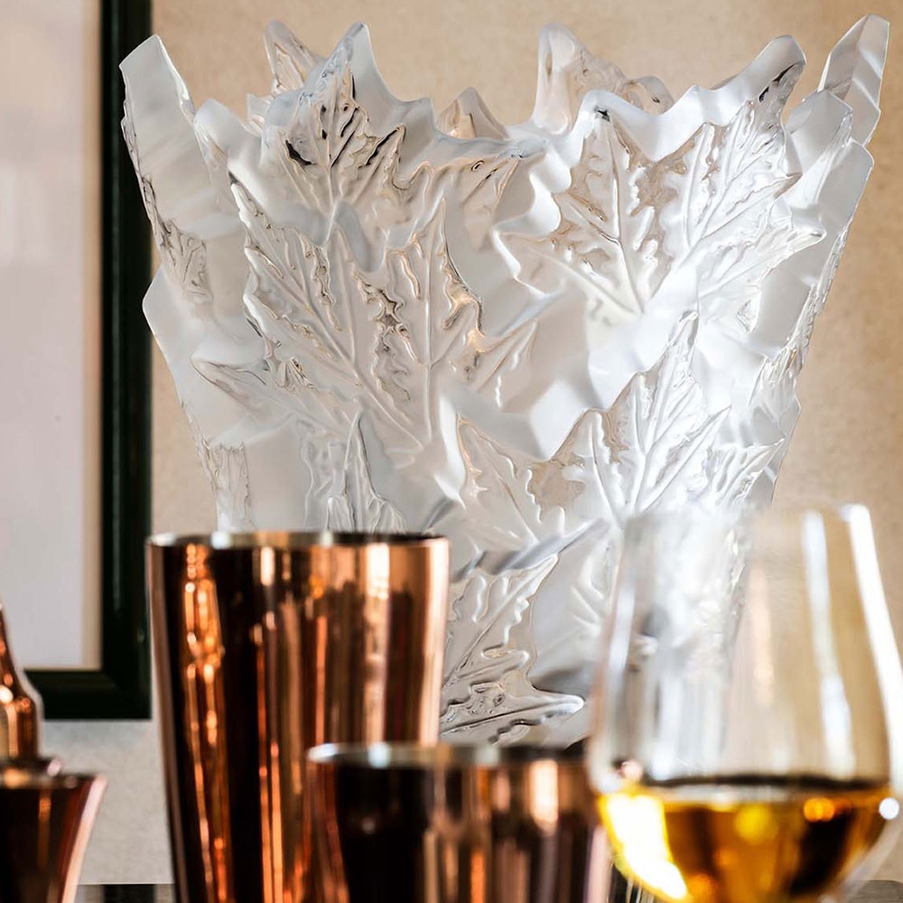 Lalique, Champs-Elysées vases, Vase, clear