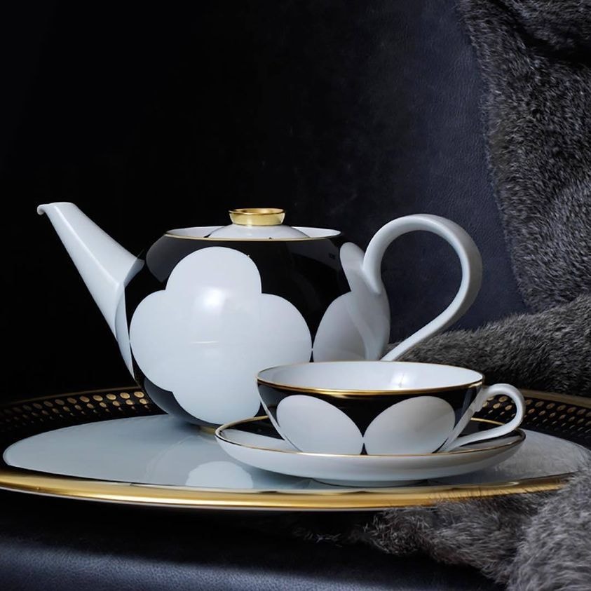 Sieger by Fürstenberg, Ca' d'Oro, Teapot with tea strainer small
